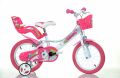 Детски велосипед Dino UNICORN 14" 2018 г. бяло/розово