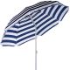 STILISTA Плажен чадър 160 см, синьо и бяло